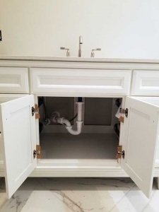 install new vanity kings mountain plumber