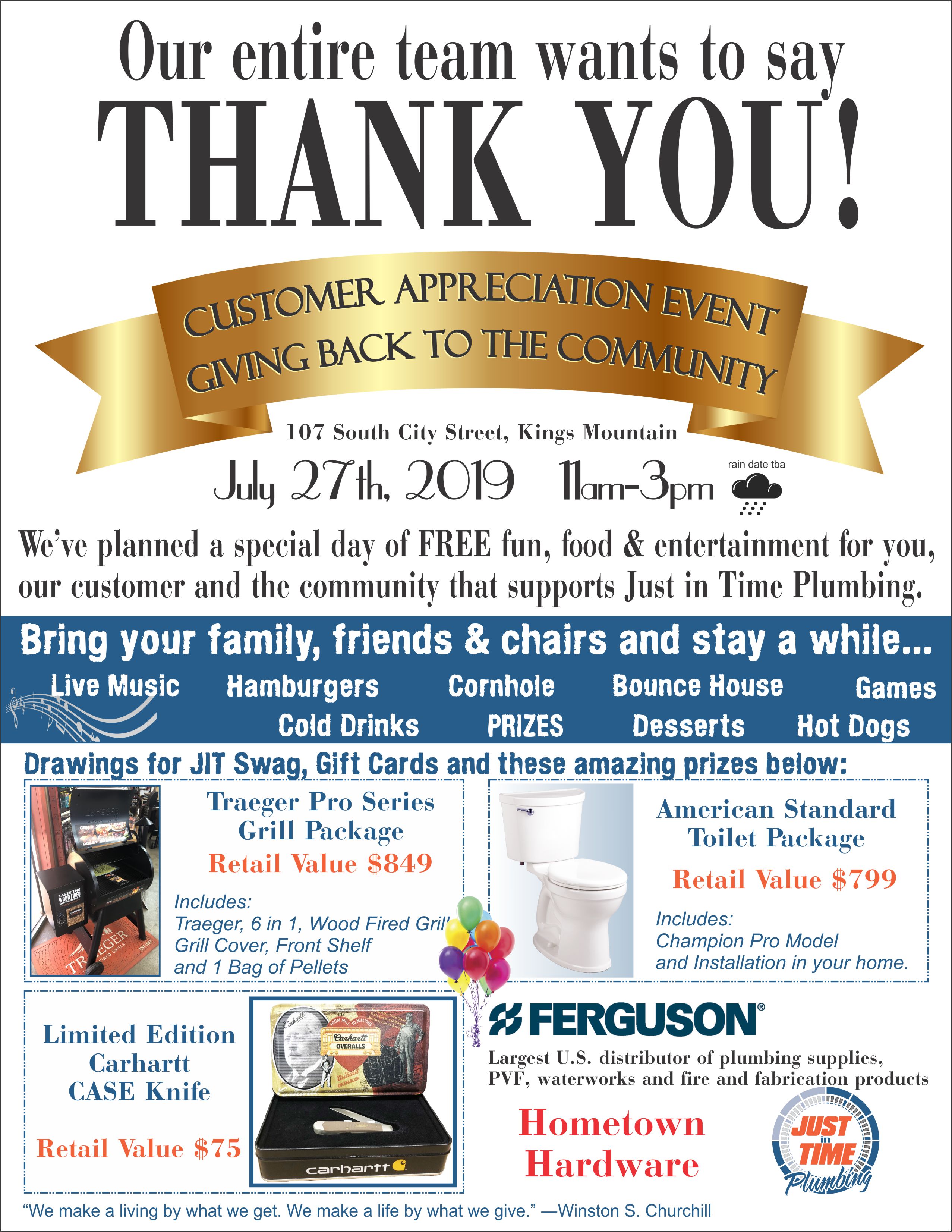 Customer Appreciation Community Event