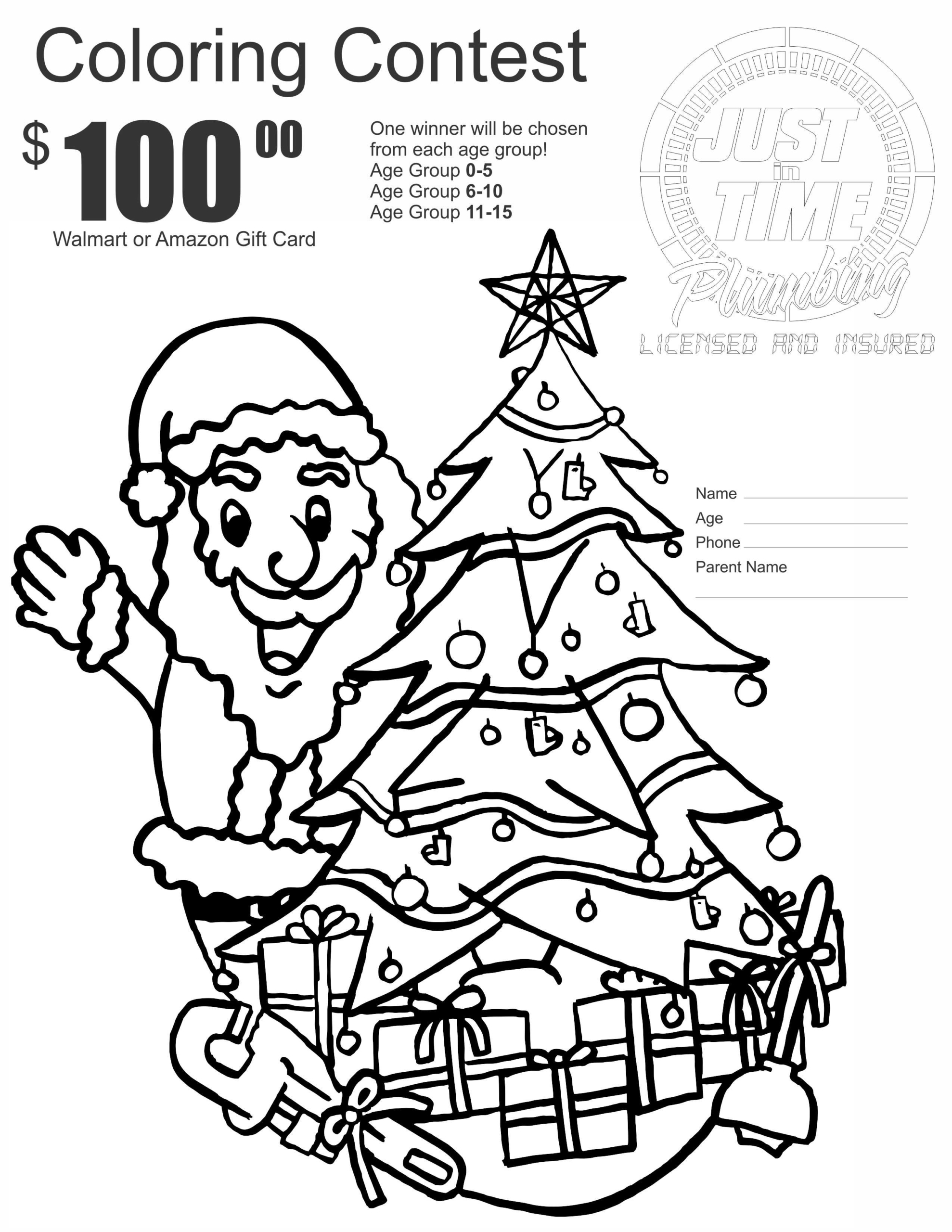 $100 Coloring Contest