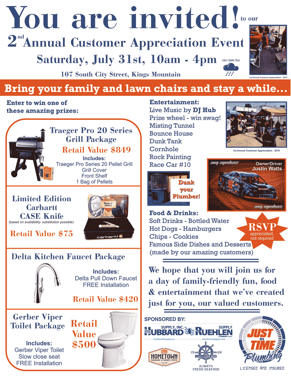 2nd Annual Customer Appreciation Event