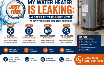 My Water Heater Is Leaking: 4 Steps to Take Right Now to Save Your Kings Mountain Subfloor